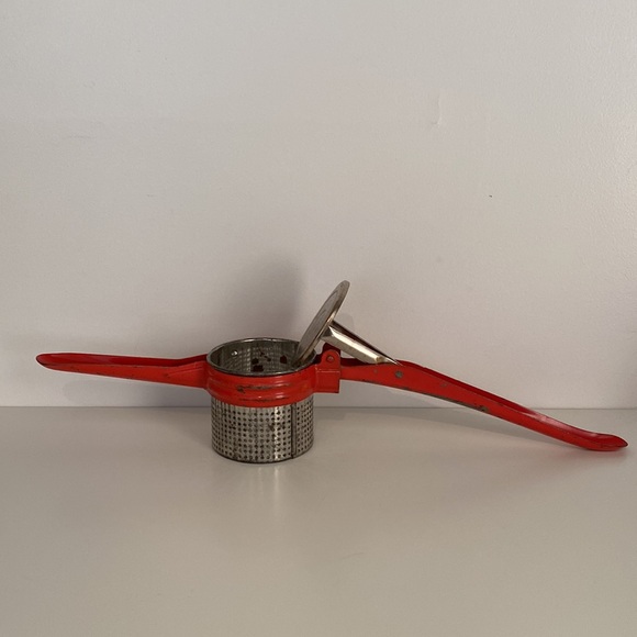Vintage Red Potato Ricer - Picture 4 of 4